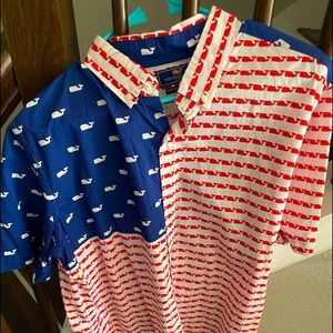 Vineyard Vines Patriotic Botton Up